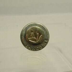 Original Tiffany & Co Lancome 18kt Gold On Sterling Silver Rose Tie Pin Engraved